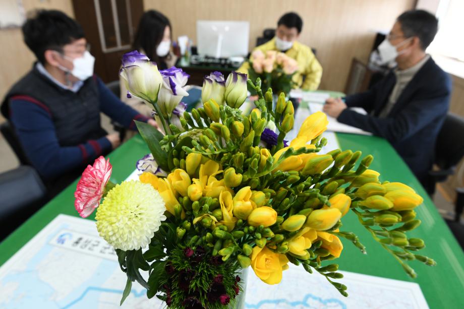 홍성군, 꽃 생활화 운동으로 군민얼굴에 웃음 꽃 피우다! 이미지