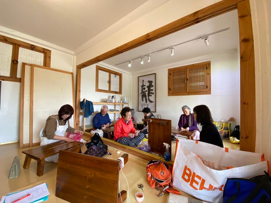홍성 이응노의 집, 지승공예 체험 프로그램 운영 이미지
