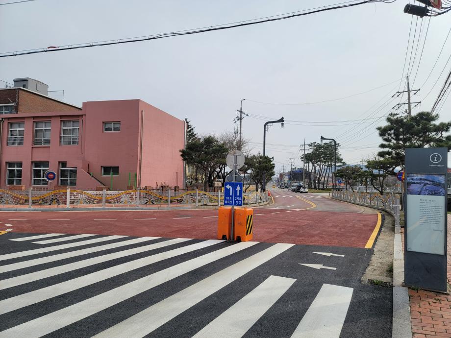홍성군, 홍주초삼거리 도로복구 완료…차량통행 원상 복귀 이미지