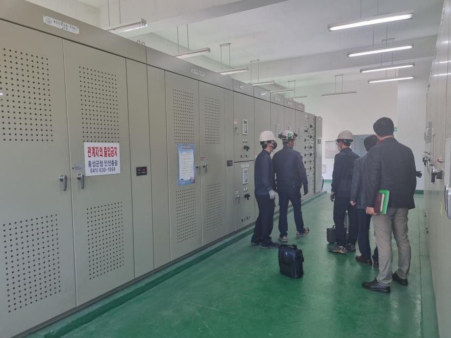 홍성군, 장마철 대비 배수펌프장 가동 점검 실시 이미지