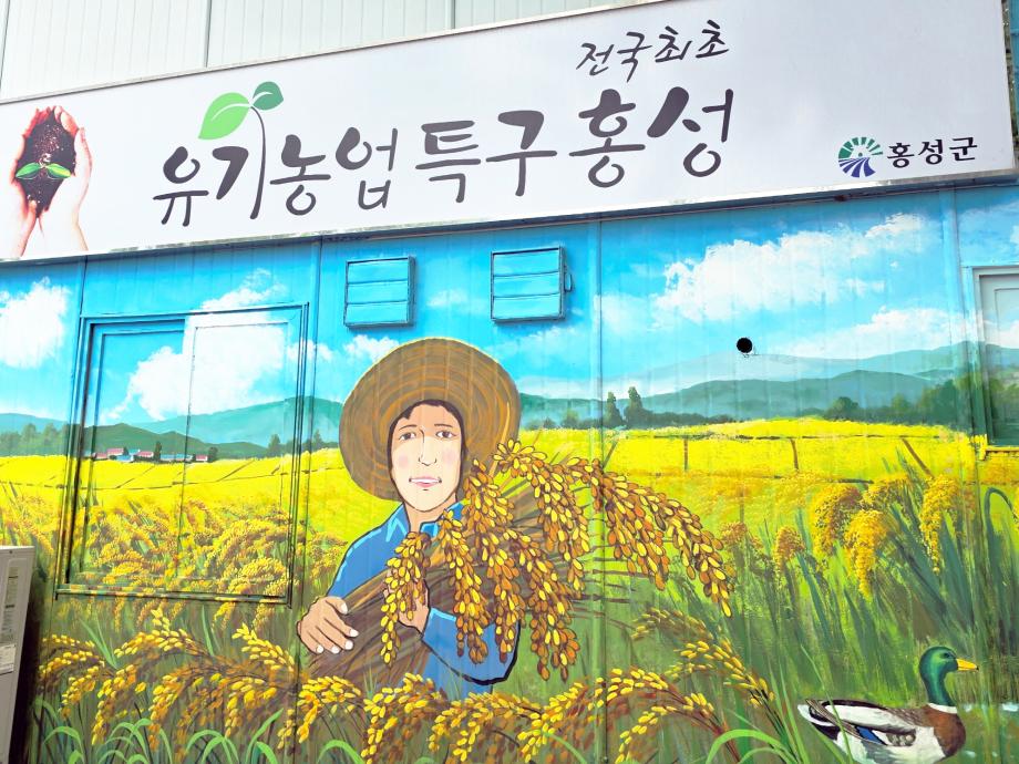 홍성군, ‘유기농업특구’ 친환경 들녘 벽화로 새단장 이미지