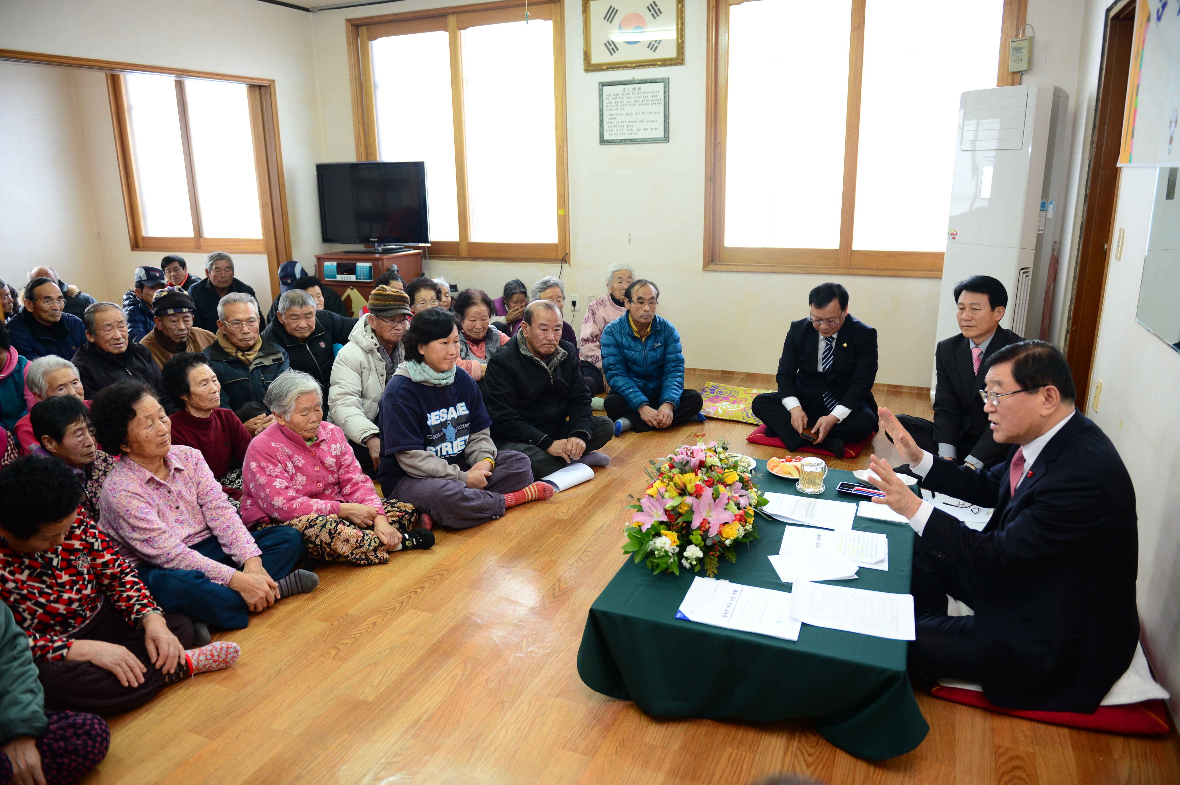 김석환 홍성군수, 읍면 마을단위 순방 마무리 이미지