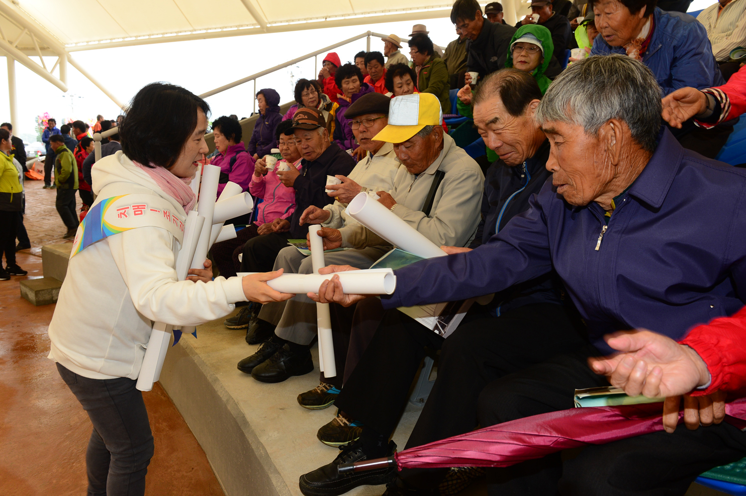 농요의 고장 홍성군 결성면 주민 자율형 치매예방관리 체계구축을 위한 결의대회 이미지