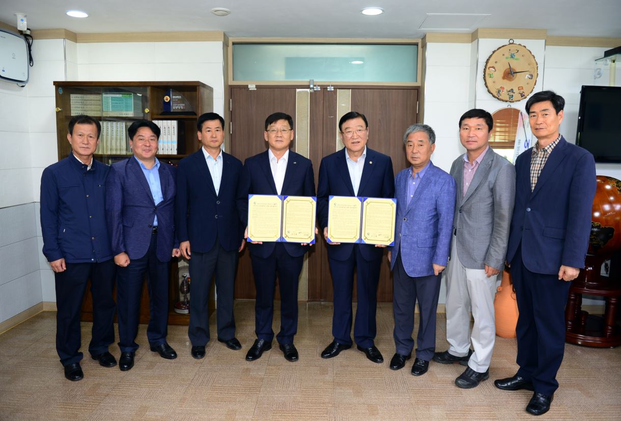 홍성군-한국농어촌공사 홍성지사, 농업용수 수질개선 위한 협약 체결 이미지