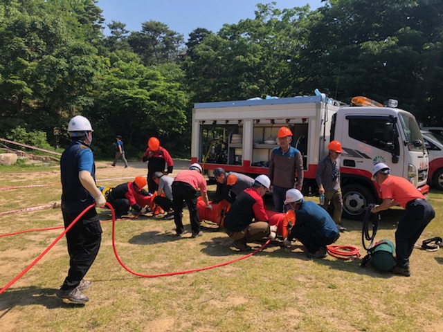 홍성군 산불전문예방진화대, 산림 보호 사업에 나서 이미지