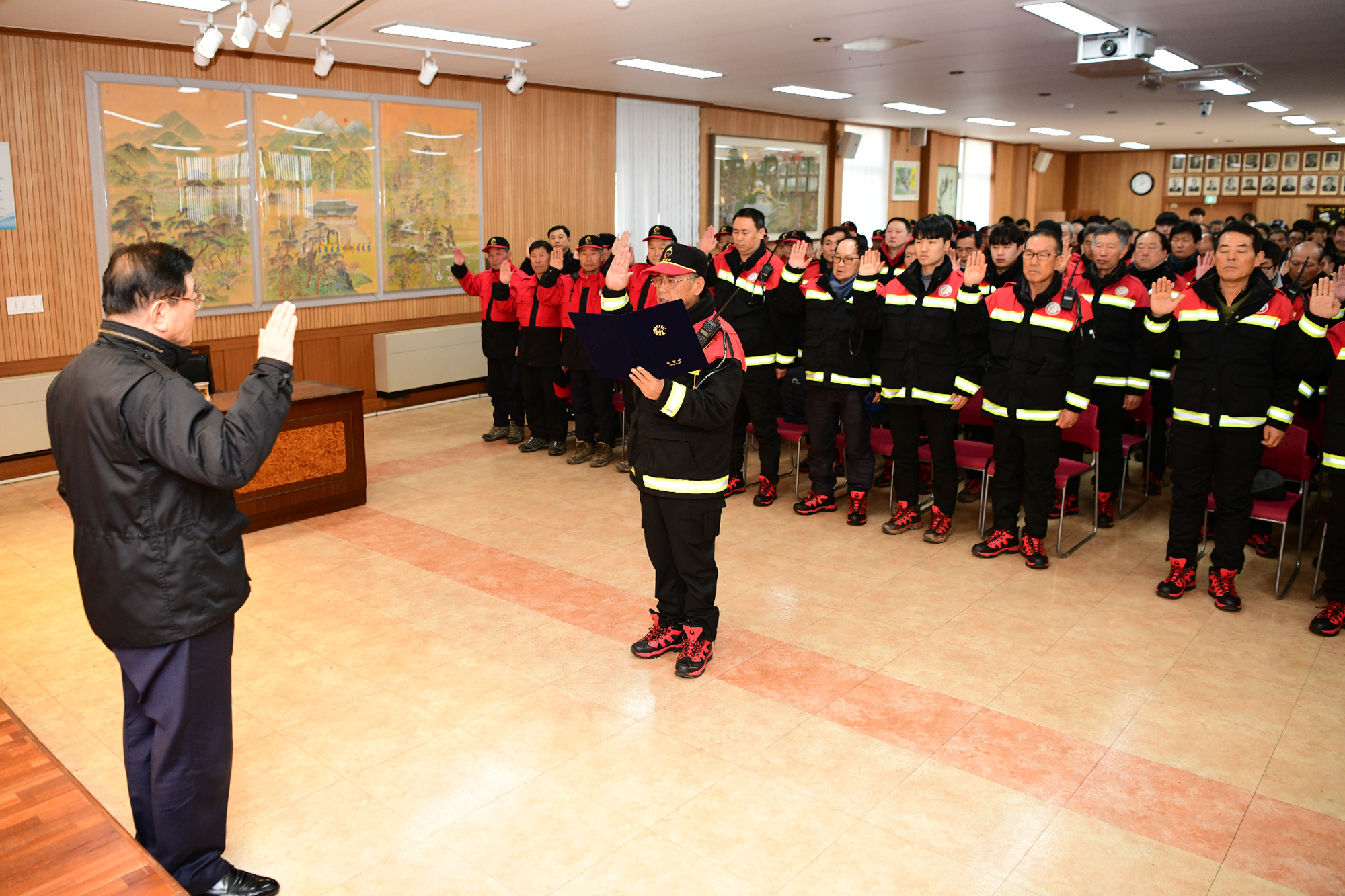 홍성군, 산불진화대 및 감시원 발대식 개최 이미지